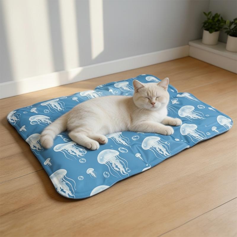 Dog Cooling Mat - Selbstkühlende Gel-Kühlmatte für Hunde und Katzen,