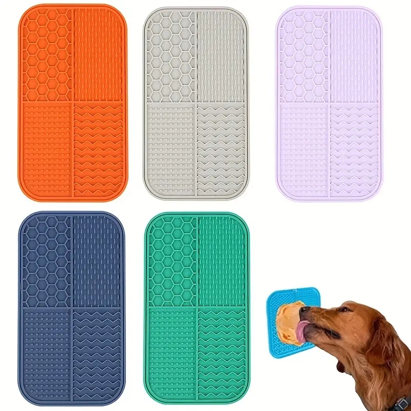 Pet Supplies Dog Food - Haustierzubehör Silikon Slow-Feeding Leckmatte zur Angstlinderung