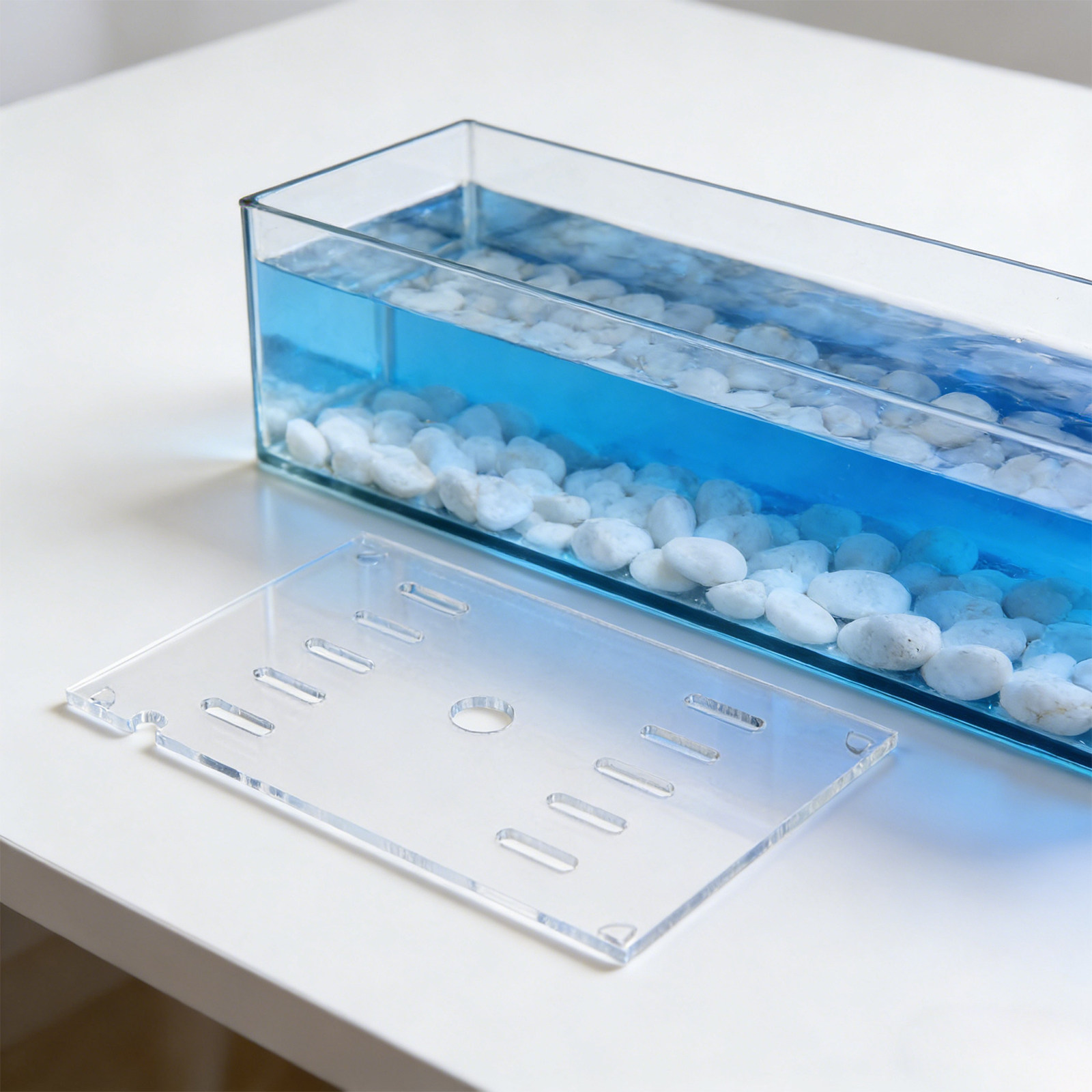 Pet Supplies Fish - Klarer Acryl-Aquariumdeckel, Anti-Sprung-Aquariumabdeckung, Gitterabdeckung, Haustierbedarf, Schildkröten-Garnelen-Aquariumabdeckung