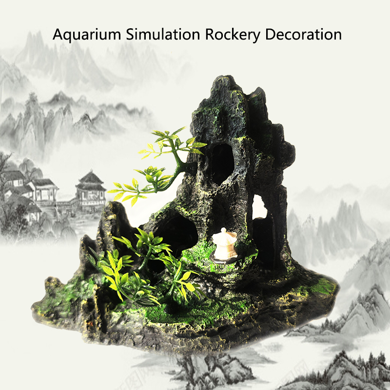 Harz Aquarium Steingarten Berg – Pet Supplies Fish Bewertung und Preis