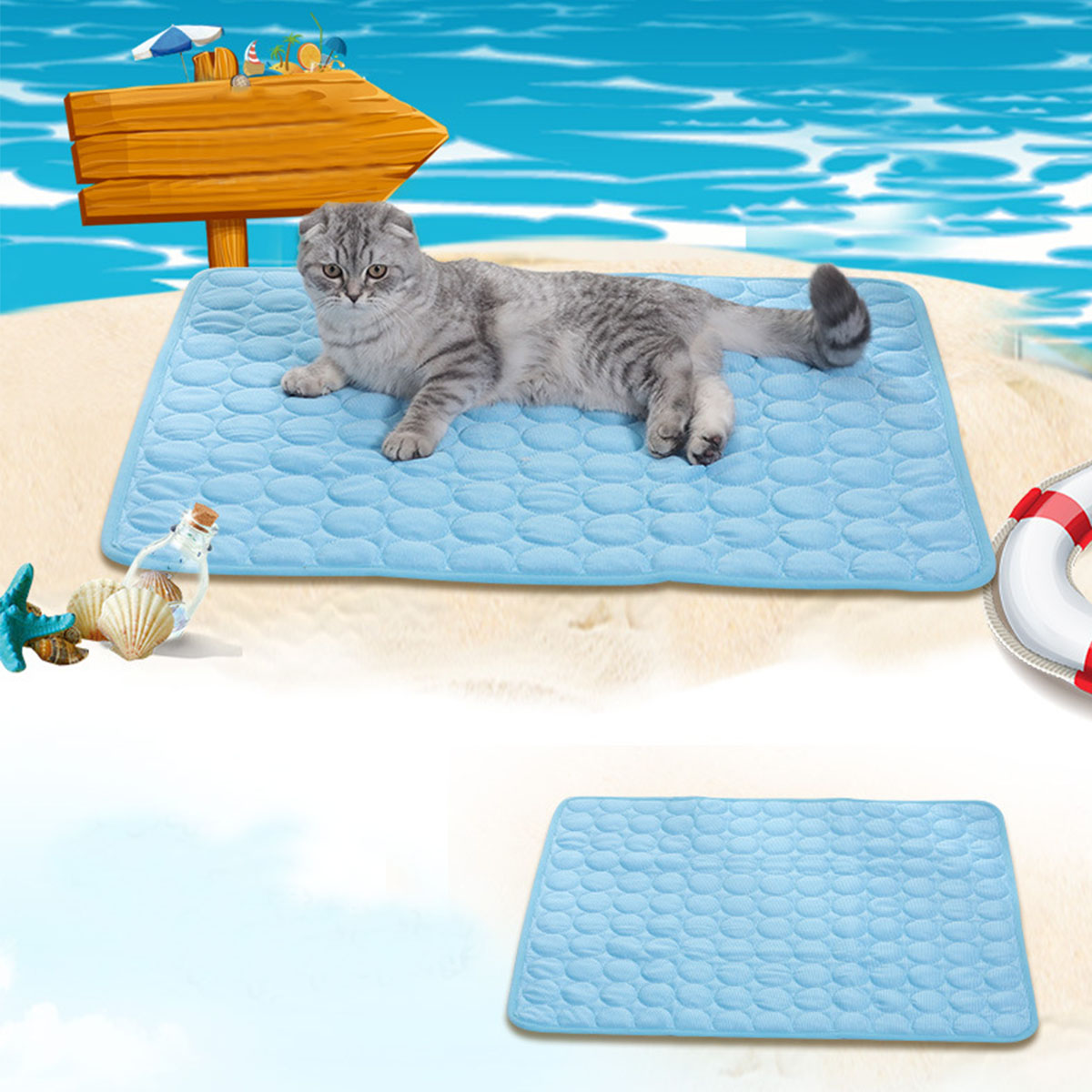 Haustier-Kühlmatte für den Som – Dog Cooling Mat Bewertung und Preis
