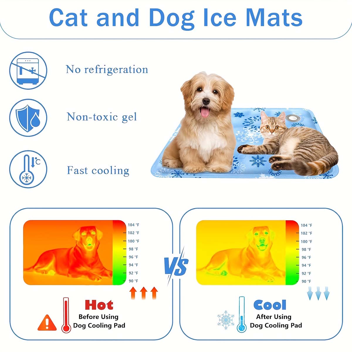 Sommer-Haustiermatte, Haustier – Dog Cooling Mat Bewertung und Preis
